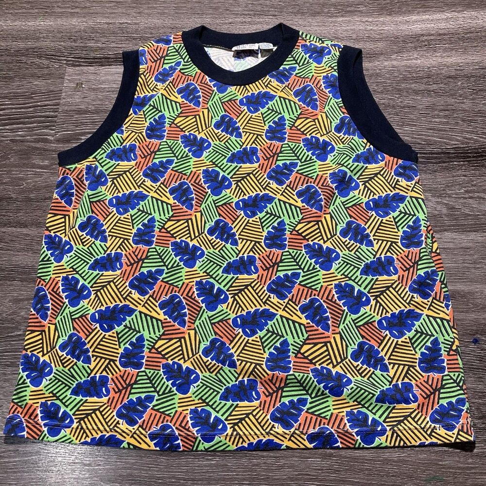 Lindsey Blake Vintage Shirt Sleeveless Shirt Size 22W Multicolor